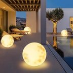 Moon Lamp – Moon-Shaped Garden Light | Rechargeable Decorative Outdoor Lighting