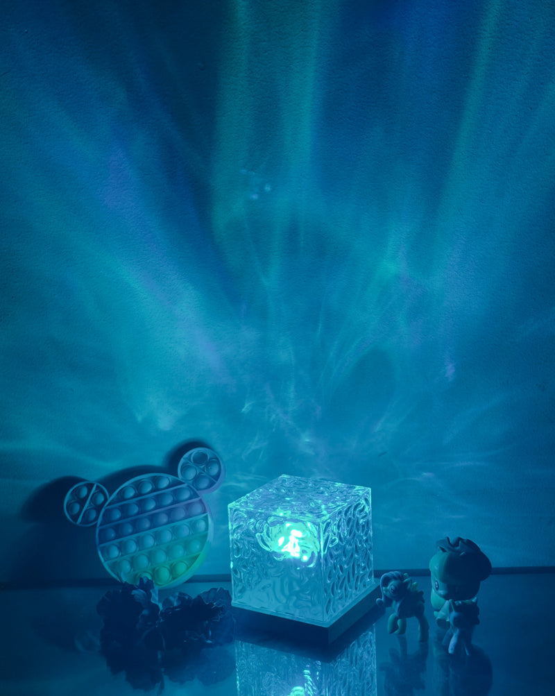 Qrismora Lamp – Aurora-Inspired Ambient Lighting for Magical Interiors