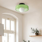 Orbessa Round Ceiling Light – Modern Glass Flush Mount Lamp | Minimalist Interior Lighting for Contemporary Spaces