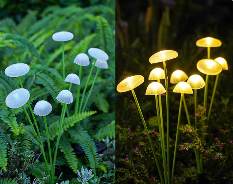 FairyGlow Solar Mushroom Light – Decorative LED Garden Lamp | Automatic Outdoor Path & Garden Lighting