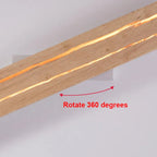 TimberCrevice LED Wall Light – Sculptural Wood Effect Sconce | Contemporary Organic Accent Lighting