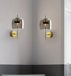 Veralis Wall Light – Nordic Glass LED Wall Lamp | Minimalist Ambient Lighting for Modern Interiors
