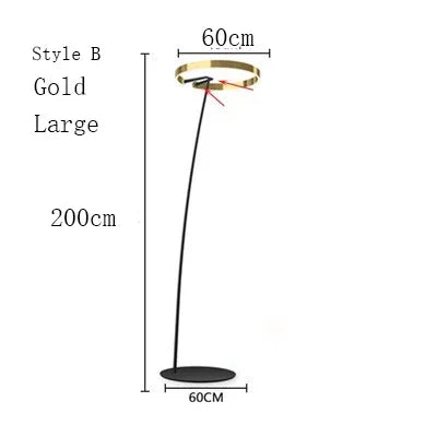 Scandinavian LED Designer Floor Lamp – Modern Statement Lighting with Elegant Minimalism
