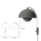 Nordic Bud LED Wall Light – Contemporary E26 Wall Lamp | Soft Ambient Lighting | Modern Interior Accent