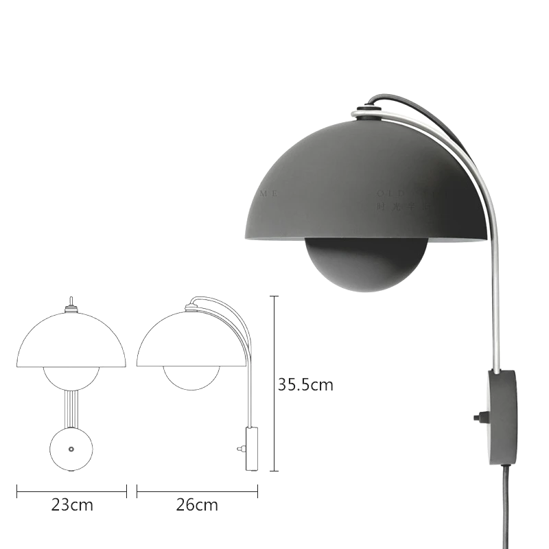 Nordic Bud LED Wall Light – Contemporary E26 Wall Lamp | Soft Ambient Lighting | Modern Interior Accent