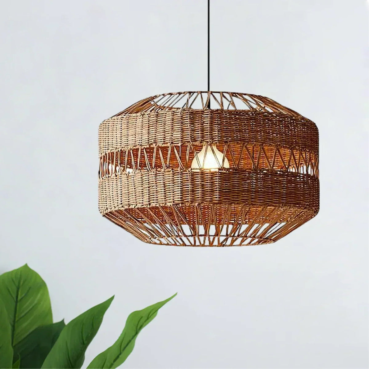Luxury Bamboo Pendant Light – Handcrafted Natural Hanging Lamp | Warm Organic Interior Lighting