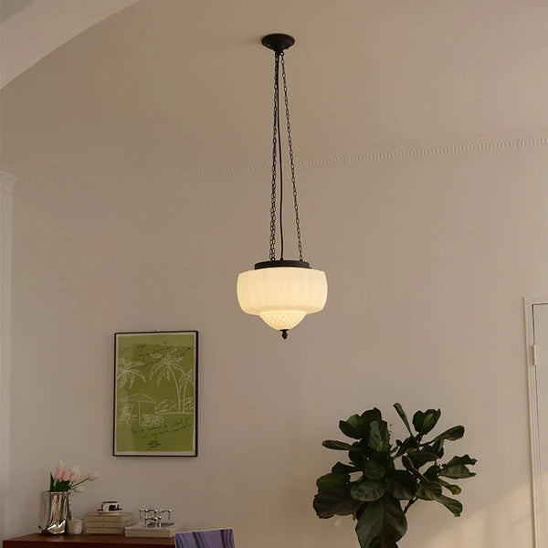 PureLine Minimalist Pendant Light – Modern White Hanging Lamp | Contemporary Elegant Ceiling Lighting