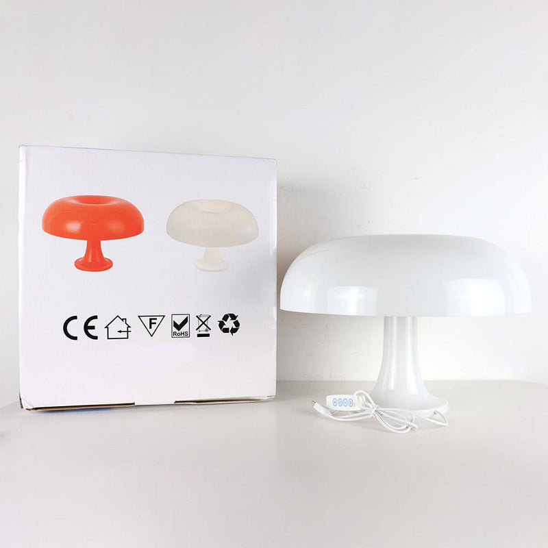 Mushroom Minimalist Table Lamp – Scandinavian Design with Functional Elegance