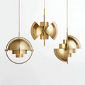 Scandinavian Layered Pendant Light – Danish Designer Ceiling Lamp | Luxury Modern Ambient Lighting