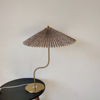 HaloShade Touch Table Lamp – Modern USB LED Ambient Light | Designer Bedside & Living Room Lighting
