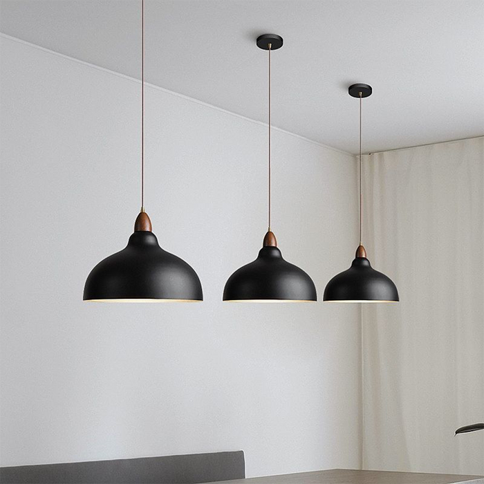 Scandinavian Wood Pendant Light – Modern Nordic Ceiling Lamp | Minimalist Ambient Interior Lighting