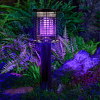 Waterproof USB Solar Mosquito Killer Lamp – Dual Power Outdoor Bug Zapper with LED Light