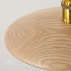 Dopwii Wooden Ceiling Light – Artistic Stained Glass Ceiling Lamp | Warm Modern Decorative Lighting