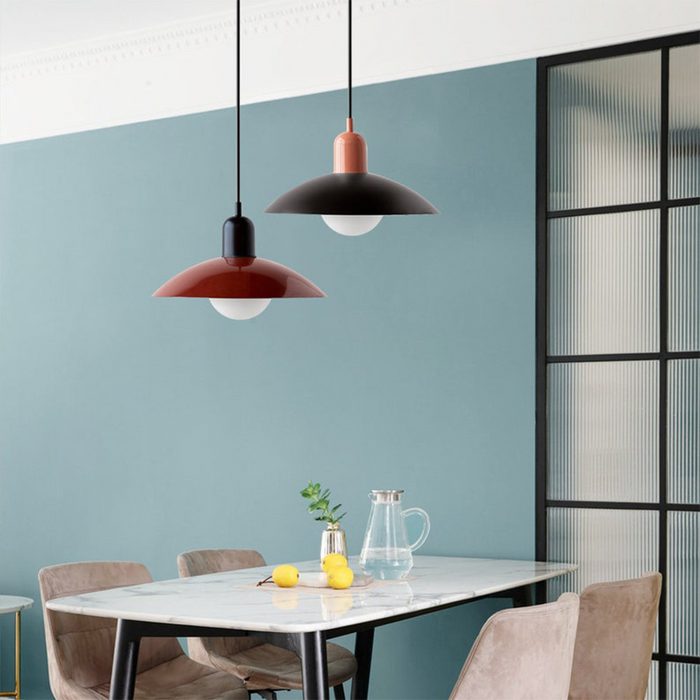 Modena Macaron Pendant Light – Bauhaus Inspired Hanging Lamp | Colourful Modern Ceiling Lighting for Contemporary Interiors