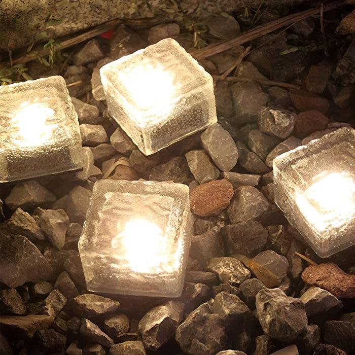Square Solar Lamp – Decorative Solar Outdoor Light | Compact LED Garden & Patio Lighting