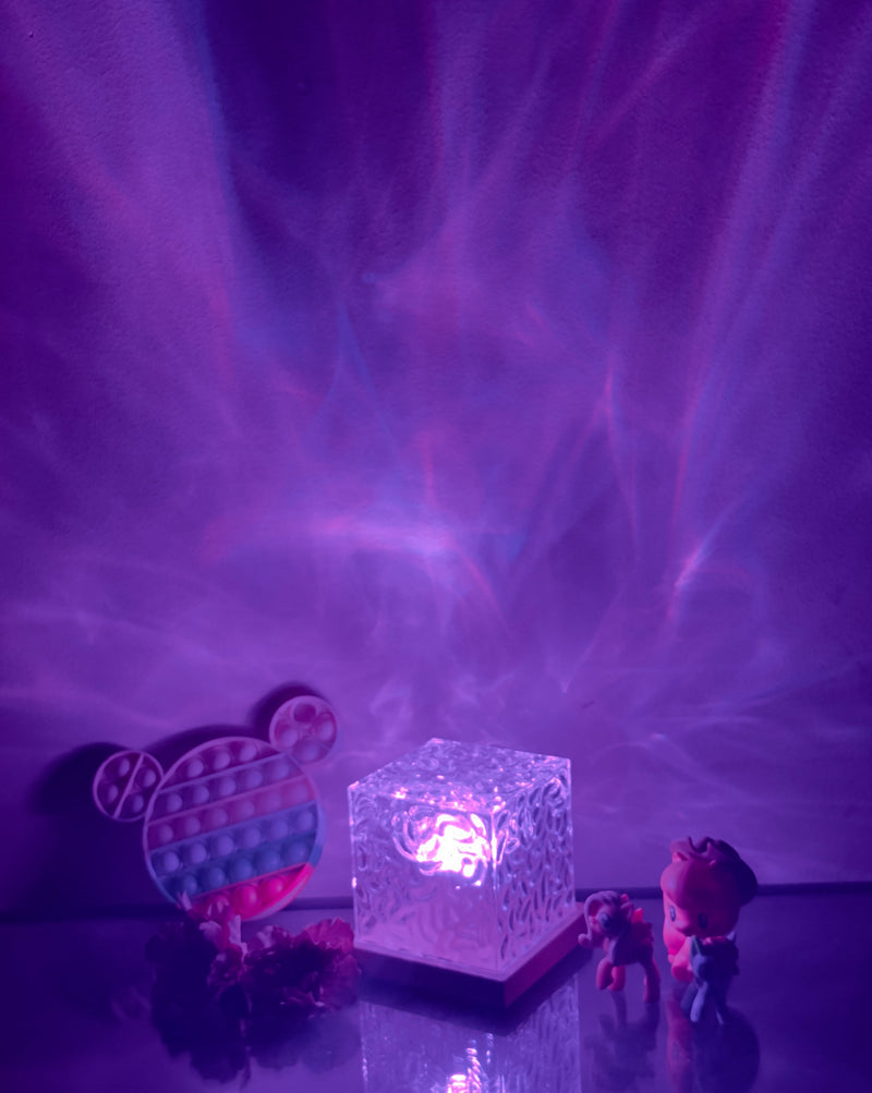Qrismora Lamp – Aurora-Inspired Ambient Lighting for Magical Interiors