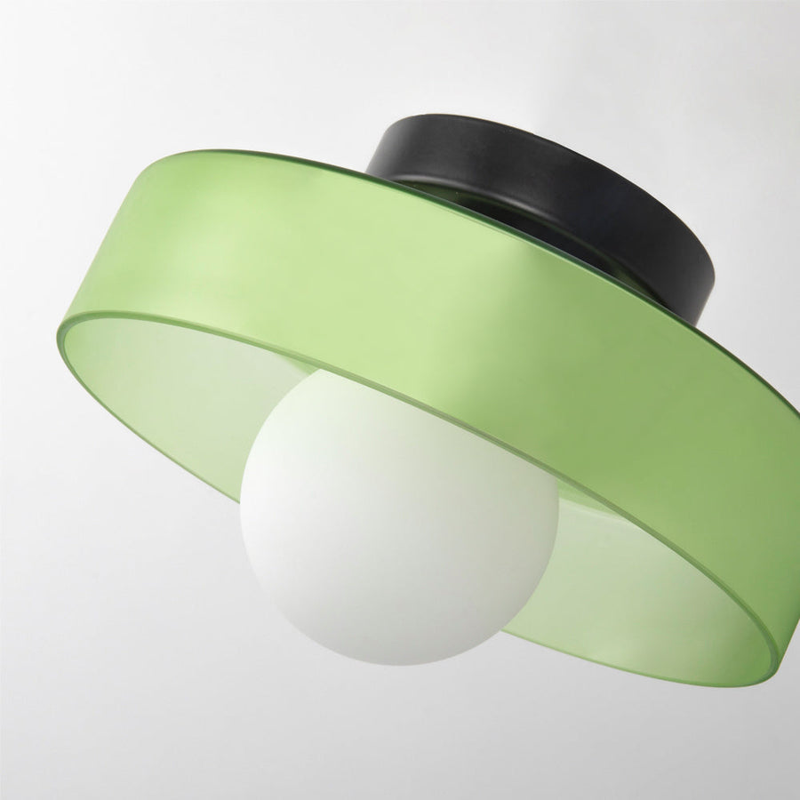 Orbessa Round Ceiling Light – Modern Glass Flush Mount Lamp | Minimalist Interior Lighting for Contemporary Spaces