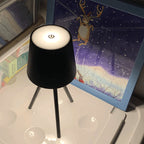 Rechargeable Tripod Table Lamp – Modern Minimalism with Portable Elegance