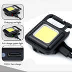 Lumicore Mini Key Light – Rechargeable COB LED Keychain Flashlight | Compact Multi-Function Pocket Light
