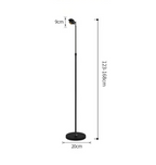 Nordica Arc Floor Lamp – Adjustable LED Reading Light | Scandinavian Designer Standing Lamp