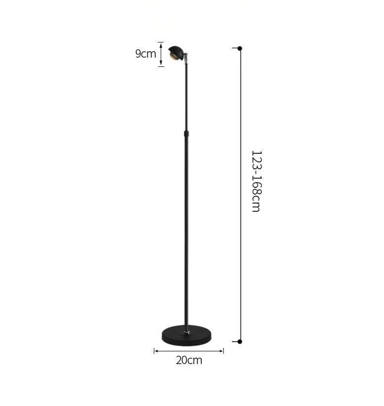 Nordica Arc Floor Lamp – Adjustable LED Reading Light | Scandinavian Designer Standing Lamp