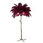 Nordic Ostrich Feather Floor Lamp – Luxury Statement Lighting with Soft Ambient Glow