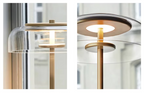Aurélo – Designer Glass Table Lamp with LED & Postmodern Style