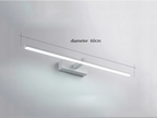 AuraLine LED Mirror Wall Light – Modern Bathroom Lighting | 3 Colour Temperature Vanity Lamp