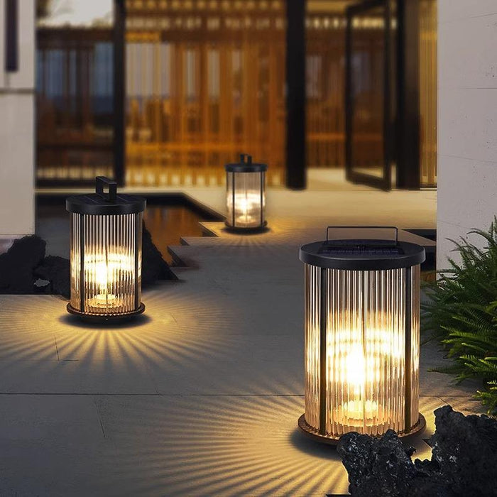 Crystal Glass Outdoor Lamp – Retro-Inspired Outdoor Garden Light | Elegant Exterior Lighting