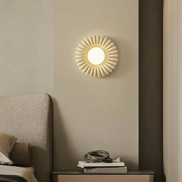 AuraForm Resin Wall Light – Contemporary Designer Sconce | Modern Ambient Bedroom Lighting