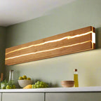 TimberCrevice LED Wall Light – Sculptural Wood Effect Sconce | Contemporary Organic Accent Lighting
