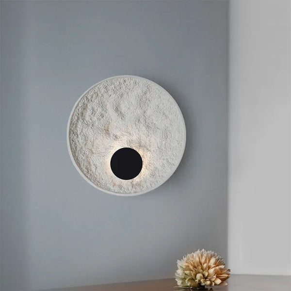 LunaSphere LED Wall Light – Modern Moon Globe Sconce | Contemporary Ambient Lighting