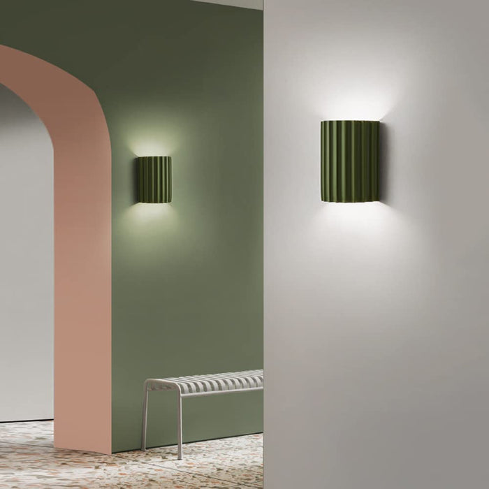 WaveForm Resin Wall Light – Modern Up & Down Lighting | Contemporary Designer Sconce