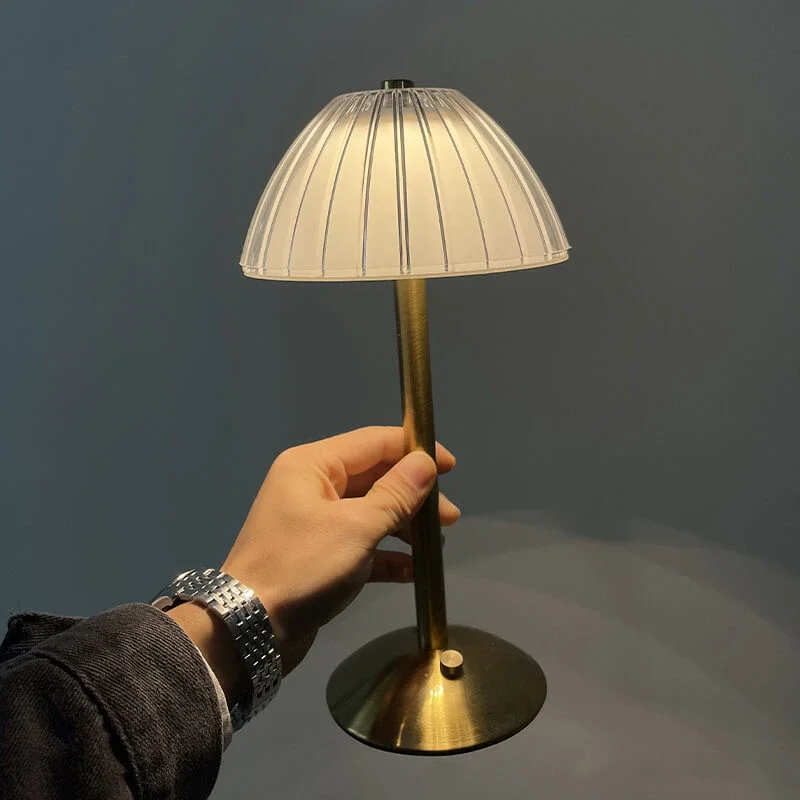 LED Mushroom Table Lamp – Elegant Minimalism with Customizable Lighting