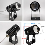 LUMIBEAM SoloSpot RGB LED Outdoor Wall Spotlight – IP66 Waterproof | 12W Exterior Accent Lighting