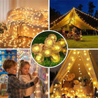 Solarite Solar LED String Lights – Waterproof Outdoor Fairy Lights | Solar Garden Lighting