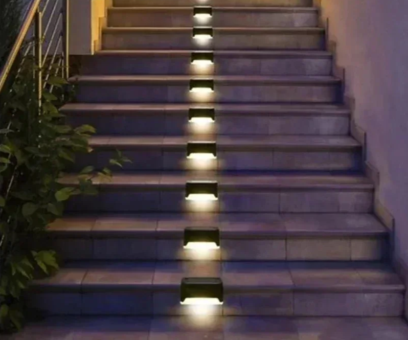 SunStep Solar Step Lights – IP65 Waterproof Outdoor Stair Lighting | Solar LED Lights for Steps, Decking &amp; Pathways