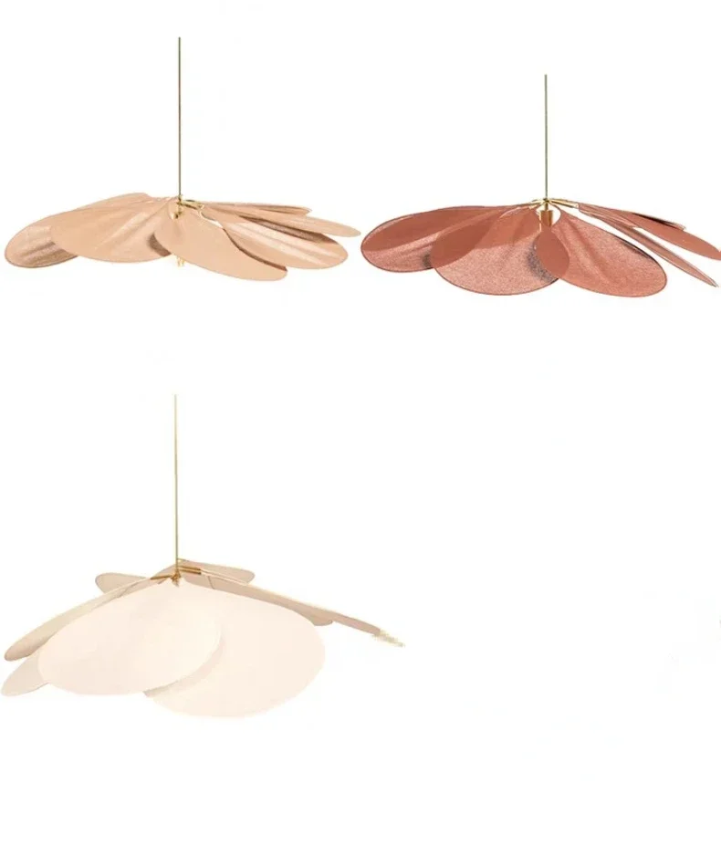 Floral Fabric Pendant Light – Designer E26 Ceiling Lamp | Artistic Ambient Lighting | Contemporary Statement Feature