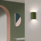 WaveForm Resin Wall Light – Modern Up & Down Lighting | Contemporary Designer Sconce