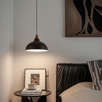 Scandinavian Wood Pendant Light – Modern Nordic Ceiling Lamp | Minimalist Ambient Interior Lighting