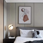 Crescent Globe Pendant Light – Modern Brass & Acrylic Chandelier | Luxury Ambient Ceiling Lighting