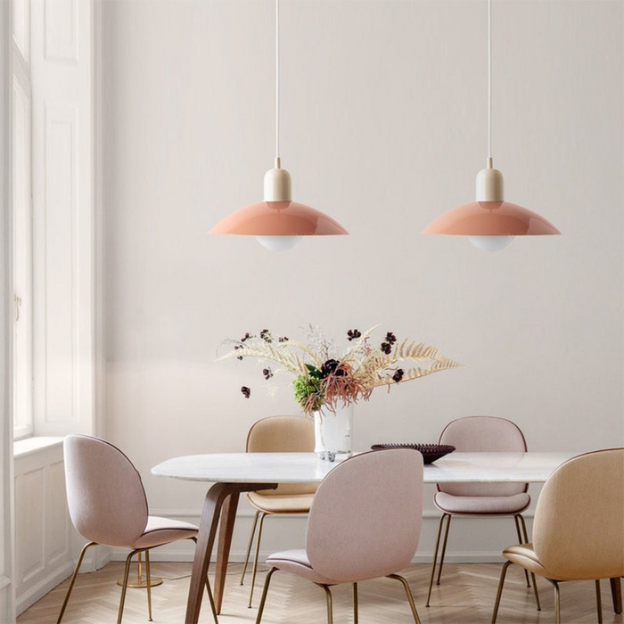 Modena Macaron Pendant Light – Bauhaus Inspired Hanging Lamp | Colourful Modern Ceiling Lighting for Contemporary Interiors