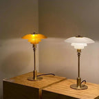 NordHaven Glass Table Lamp – Scandinavian Designer Lighting | Modern Ambient Lamp for Elegant Interiors