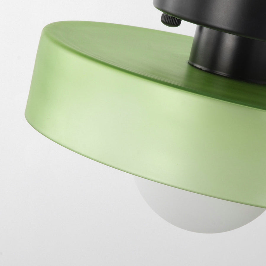 Orbessa Round Ceiling Light – Modern Glass Flush Mount Lamp | Minimalist Interior Lighting for Contemporary Spaces
