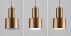 Gold Nordic Pendant Light – Modern LED Hanging Lamp | Scandinavian Luxury Interior Lighting