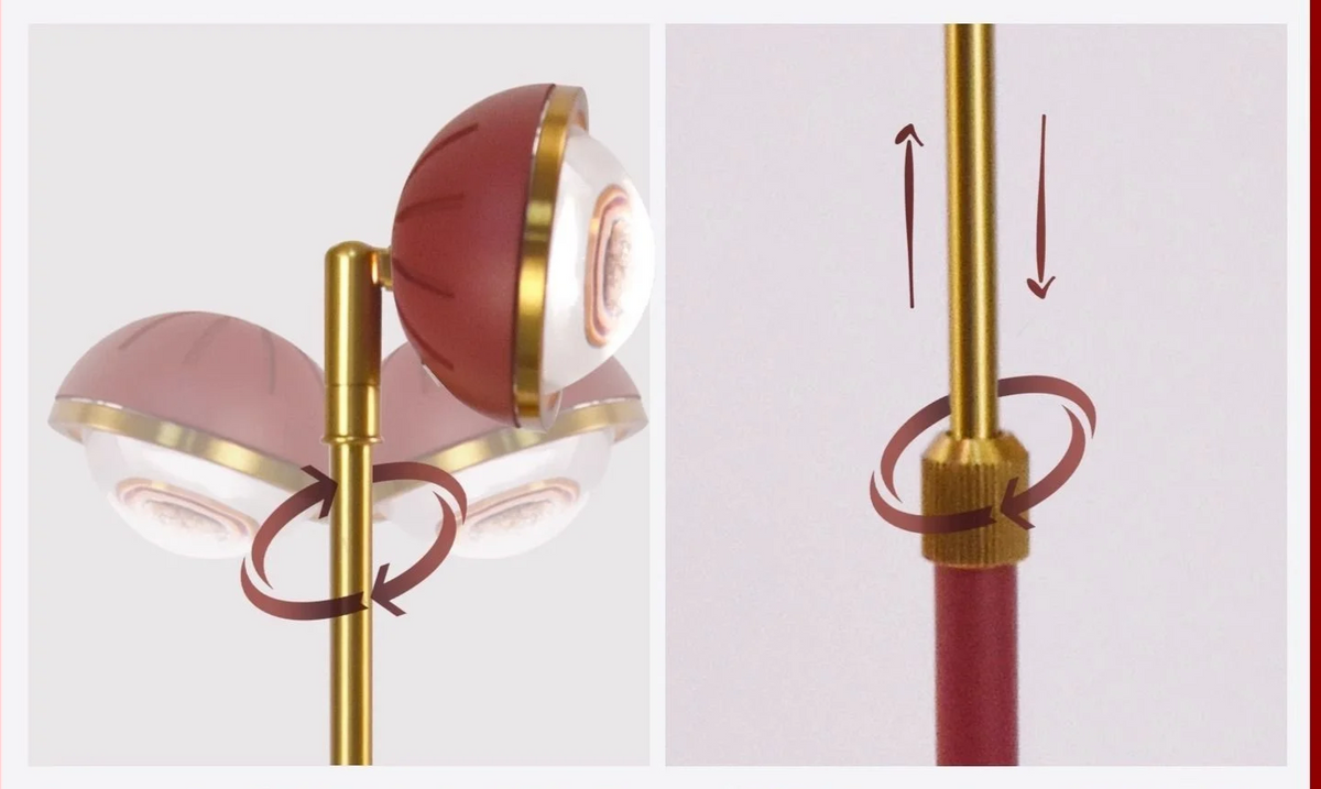 Nordica Arc Floor Lamp – Adjustable LED Reading Light | Scandinavian Designer Standing Lamp