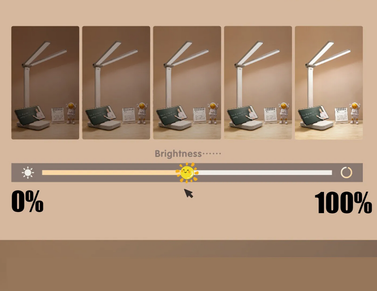 LumoFlex – Rechargeable Foldable LED Desk Lamp with Touch Control & Eye-Friendly Lighting