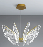 Butterfly Glow LED Pendant Light – Dimmable Designer Ceiling Light | Remote-Controlled Ambient Lighting | Contemporary Luxury Interior Feature