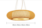 Solmira Rattan Pendant Light – Handwoven Bamboo Hanging Lamp | Natural Boho Lighting for Warm Interiors