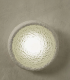 Wabi-Sabi Resin Wall Light – Retro Japanese LED Wall Sconce | Warm Minimalist Ambient Lighting
